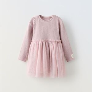 Zara Pink Kids Casual Dress